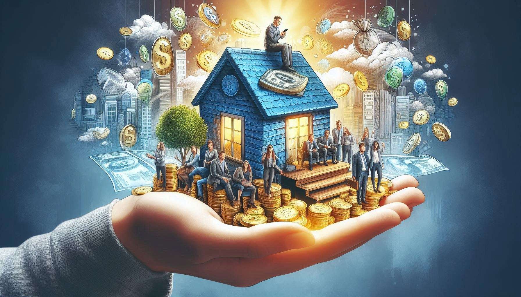 "Digital entrepreneur building wealth through passive income"